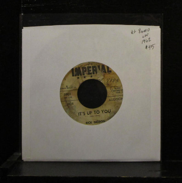 Rick Nelson - It's Up To You / I Need You 7" VG+ Promo Vinyl 45 5901 label wear - Shuga Records