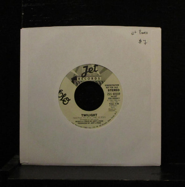ELO - Twilight 7" VG+ Promo Vinyl 45 Jet Records ZS5 02559 1981 USA - Shuga Records