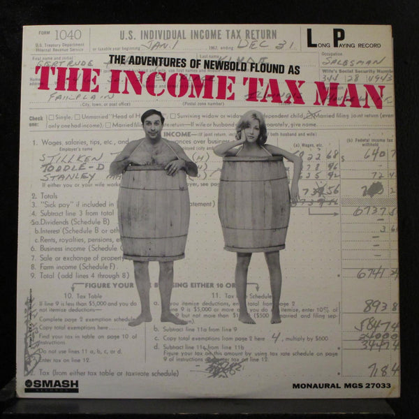 Larry Gore - Adventures Of Newbold Flound As The Income Tax Man LP VG+ MGS-27033 - Shuga Records