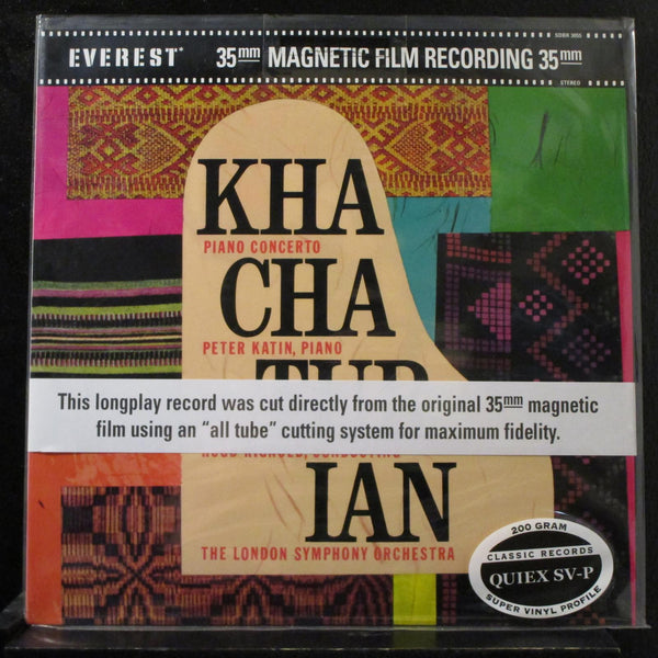 Khatchaturian, Katin, Rignold - Concerto LP New Sealed SDBR 3055 200 Gram Vinyl - Shuga Records