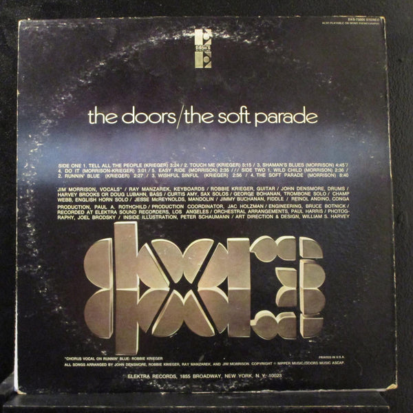 The Doors - The Soft Parade LP VG EKS-75005 Red Label Terre Haute Vinyl Record - Shuga Records