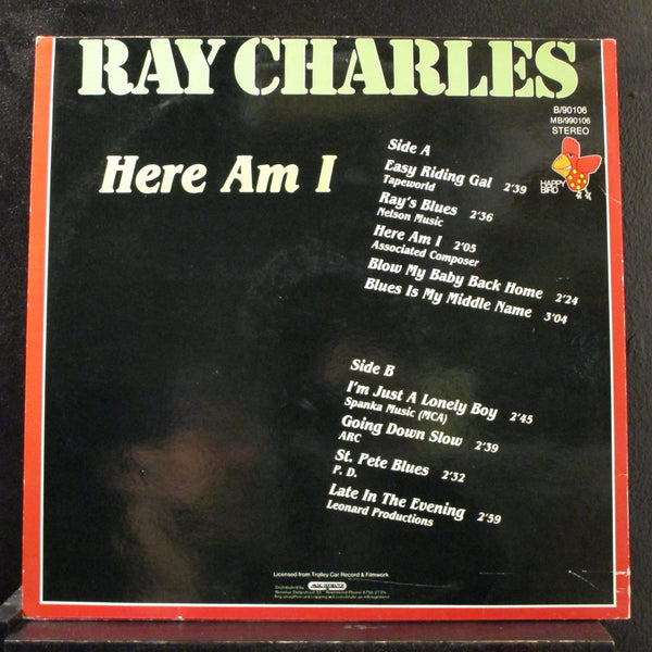 Ray Charles - Here Am I LP Mint- B/90106 Germany Stereo Vinyl Record - Shuga Records