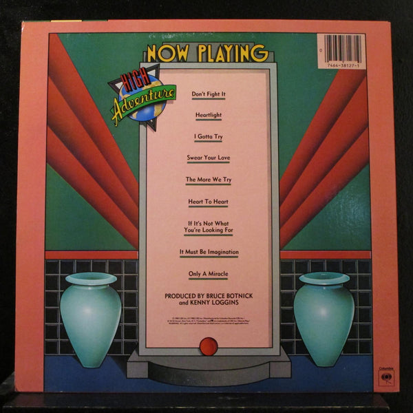 Kenny Loggins - High Adventure LP Mint- TC 38127 USA 1982 Vinyl Record - Shuga Records