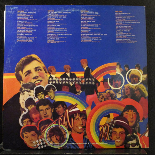 Various - History Of British Rock 2 LP VG+ SAS-3702 Sire 1974 USA Vinyl Record - Shuga Records