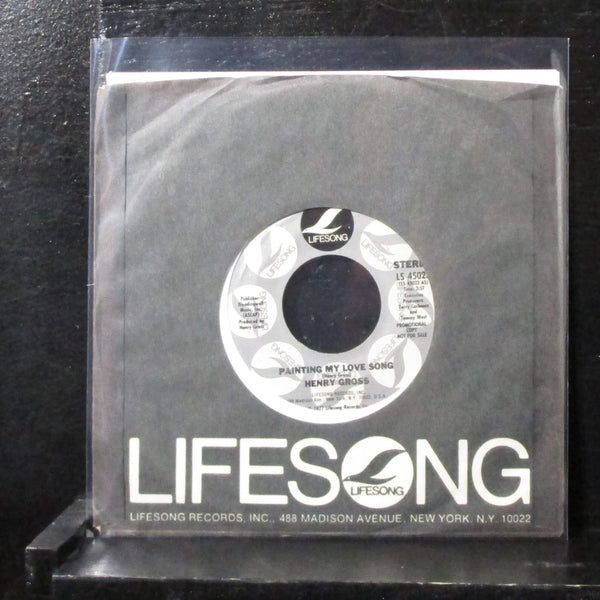 Henry Gross - Painting My Love Song 7" Mint- Promo Vinyl 45 LS 45023 USA 1977 - Shuga Records