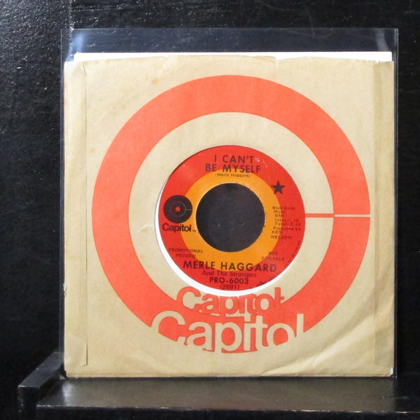 Merle Haggard & The Strangers - I Can't Be Myself 7" VG+ Promo Vinyl 45 2891 - Shuga Records
