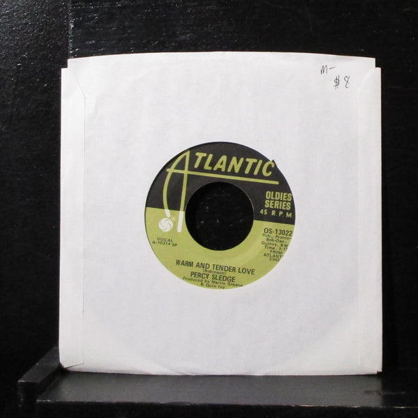 Percy Sledge - Warm And Tender Love 7" Mint- Vinyl 45 Atlantic OS-13022 USA - Shuga Records