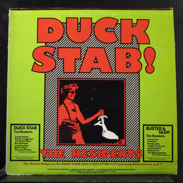 The Residents – Duck Stab / Buster & Glen - VG+ LP Record 1978 Ralph USA Vinyl - Electronic / Leftfield / Experimental / Avant-garde - Shuga Records