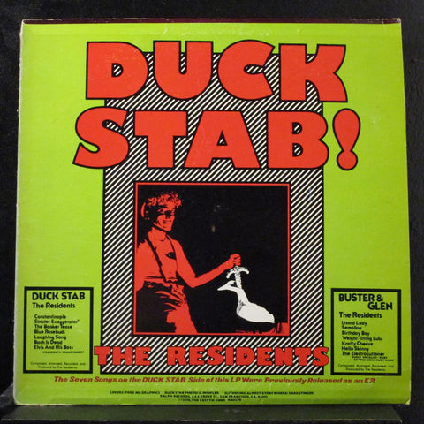The Residents – Duck Stab / Buster & Glen - VG+ LP Record 1978 Ralph USA Vinyl - Electronic / Leftfield / Experimental / Avant-garde