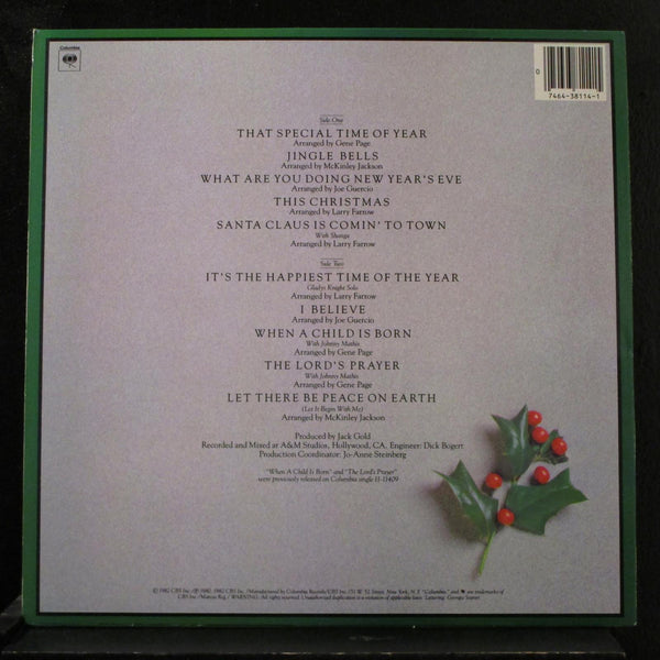 Gladys Knight & The Pips - That Special Time Of The Year LP Mint- FC 38114 Vinyl - Shuga Records