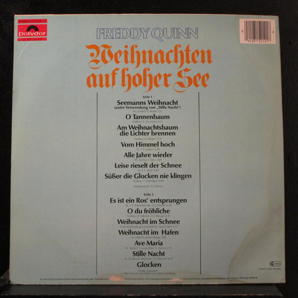 Freddy Quinn - Weihnachten Auf Hoher See LP VG+ 815 212-1 Germany Vinyl Record - Shuga Records