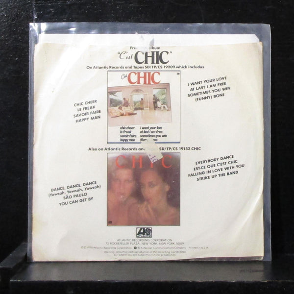 Chic - Le Freak / Savoir Faire 7" VG+ Vinyl 45 Atlantic 3519 USA 1978 - Shuga Records