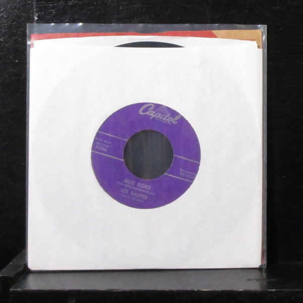 Les Baxter - Designing Woman / Blue Echo 7" VG+ Vinyl 45 Capitol F3704 USA 1957 - Shuga Records