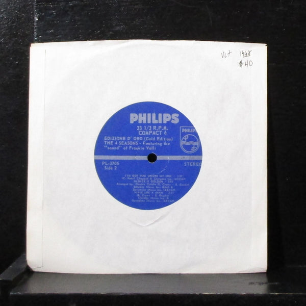 The 4 Seasons - Edizione D' Oro (Gold Edition) 7" VG+ Vinyl 33 PF-2705 USA 1968 - Shuga Records