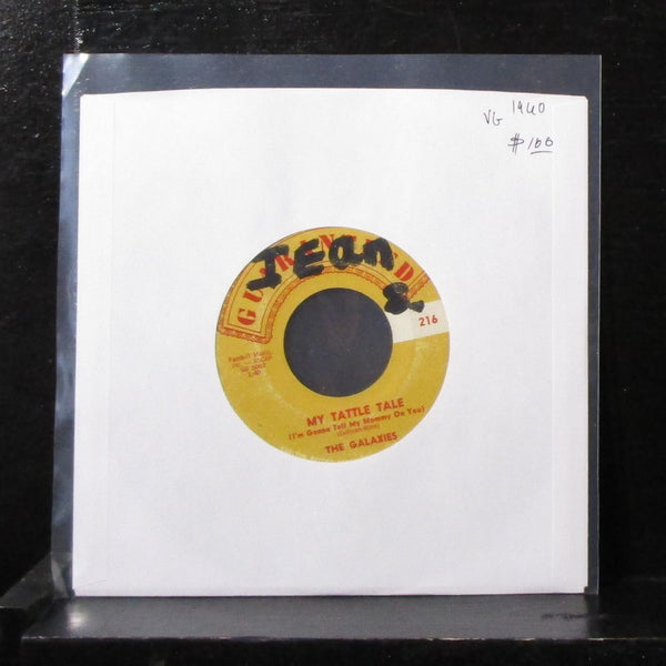 The Galaxies - My Tattle Tale / Love Has Its Ways 7" VG Vinyl 45 216 USA 1960 - Shuga Records