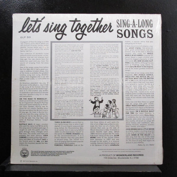 The Glow-Tones - Let's Sing Together LP New Sealed LP 53 1977 Vinyl Record - Shuga Records
