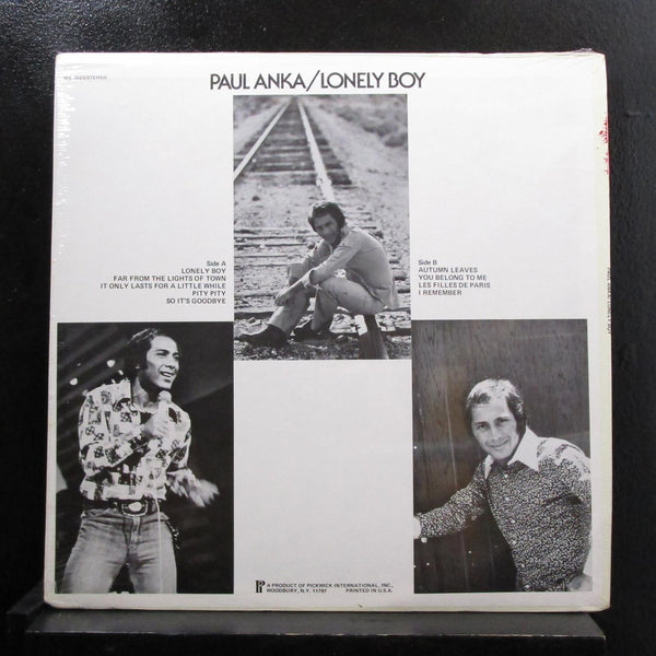 Paul Anka - Lonely Boy LP New Sealed SPC-3523 Pickwick USA Vinyl Record - Shuga Records