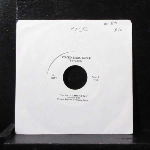 Velcro Lewis Group - Bernadette 7" Mint- Promo Vinyl 45 EV 011 USA 2013 - Shuga Records