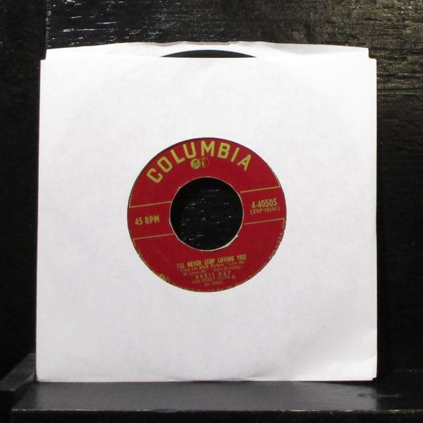 Doris Day - I'll Never Stop Loving You 7" VG+ Vinyl 45 Columbia 4-40505 USA 1955 - Shuga Records