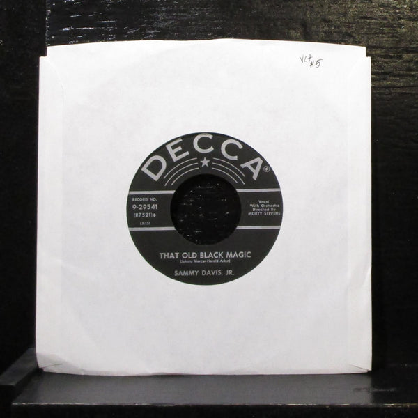 Sammy Davis, Jr. - A Man With A Dream 7" VG+ Vinyl 45 Decca 9-29541 USA 1955 - Shuga Records