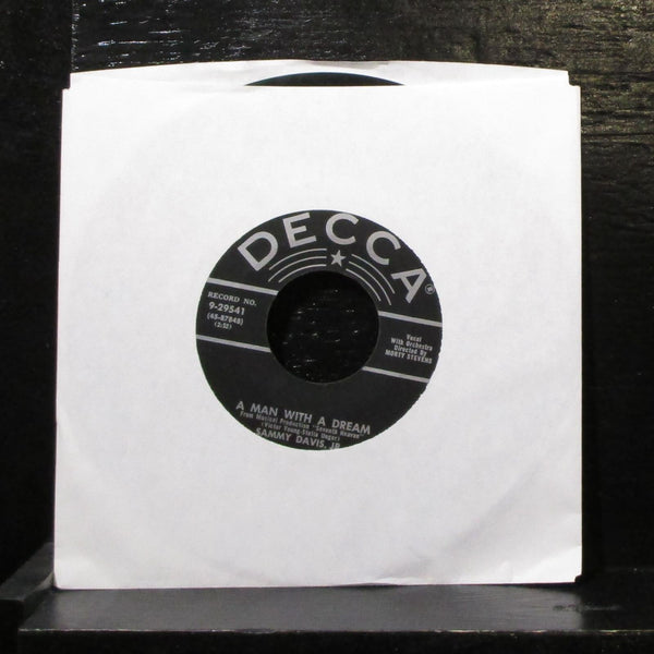 Sammy Davis, Jr. - A Man With A Dream 7" VG+ Vinyl 45 Decca 9-29541 USA 1955 - Shuga Records