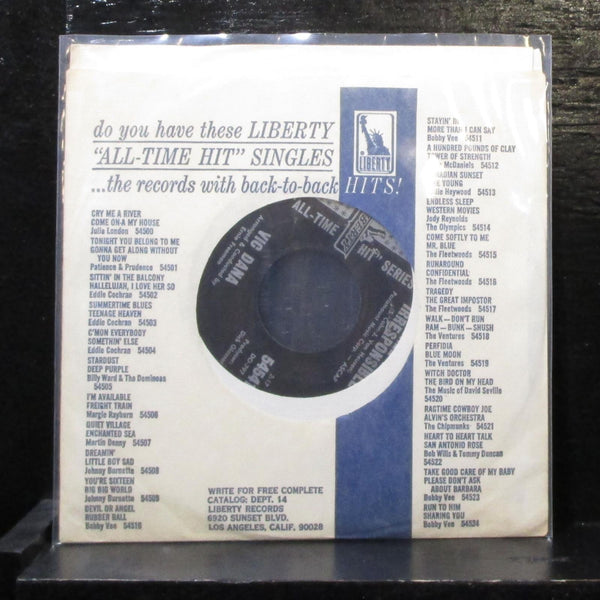 Vic Dana - More / Call Me Irresponsible 7" Mint- Vinyl 45 Liberty 54541 USA - Shuga Records