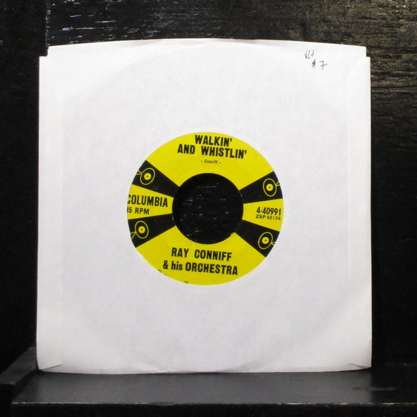 Ray Conniff's Orchestra - Walkin' And Whistlin' 7" VG+ Vinyl 45 Columbia 4-40991 - Shuga Records