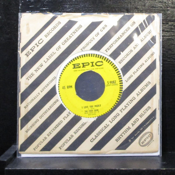 The Four Coins - Maybe / I Love You Madly 7" VG Vinyl 45 Epic 5-9082 USA 1954 - Shuga Records