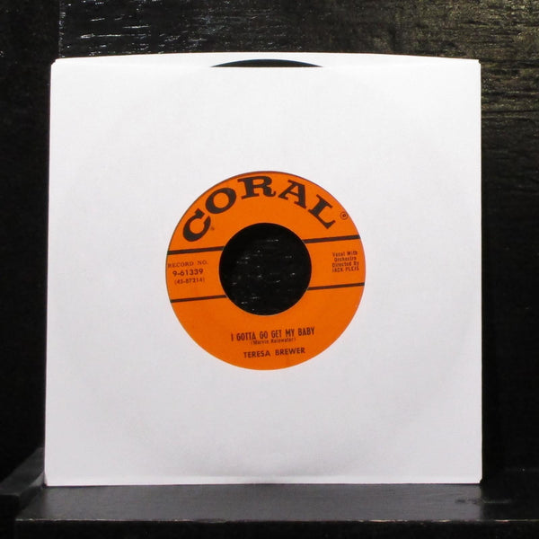 Teresa Brewer - What More Is There To Say 7" VG+ Vinyl 45 Coral 9-61339 1955 - Shuga Records