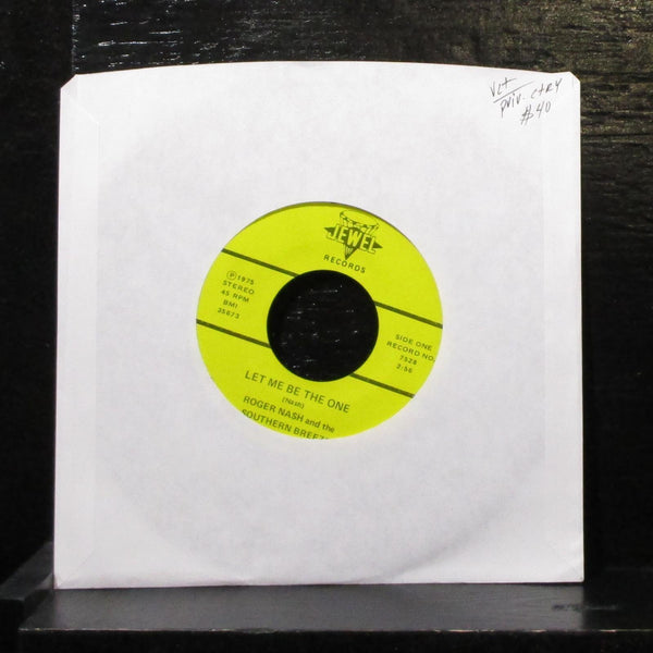 Roger Nash - Let Me Be The One 7" VG+ Vinyl 45 priv. Jewel 7528 USA 1975 - Shuga Records