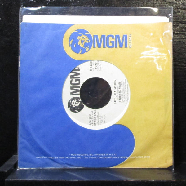 Larry Norman - Baroquen Spirits 7" VG Promo Vinyl 45 MGM M 14703 USA 1973 - Shuga Records