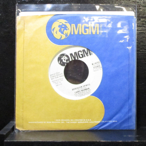Larry Norman - Baroquen Spirits 7" VG Promo Vinyl 45 MGM M 14703 USA 1973 - Shuga Records