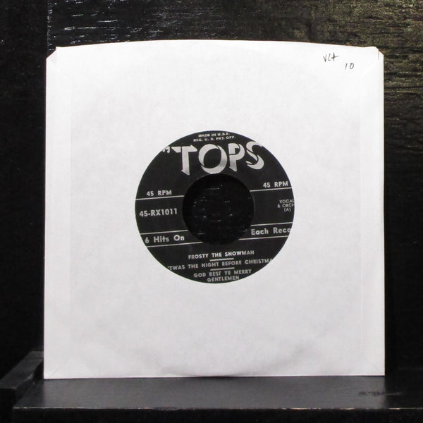 Tops Orchestra - Frosty The Snowman EP 7" VG+ Vinyl 45-RX1011 Tops USA - Shuga Records