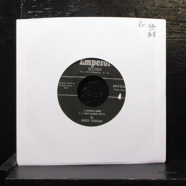 Buddy Durham - Forked Deer 7" VG Vinyl 45 Emperor EM-F-13-61 USA - Shuga Records