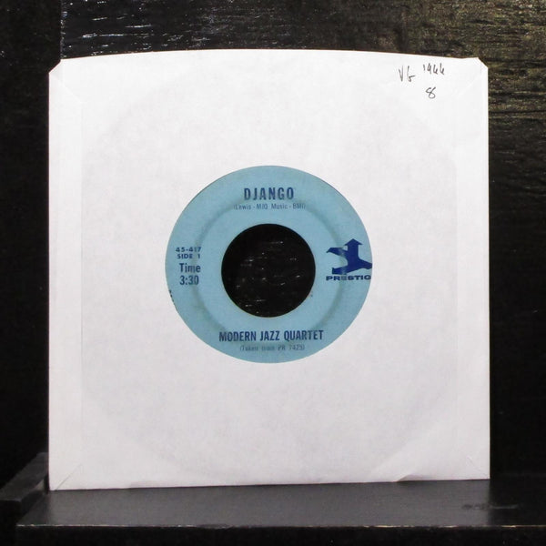 Modern Jazz Quartet - Django 7" VG Vinyl Prestige 45-417 USA 1966 - Shuga Records