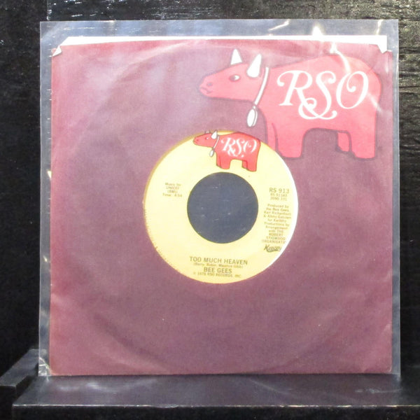 Bee Gees - Too Much Heaven / Rest Your Love On Me 7" VG+ Vinyl 45 RS 913 USA - Shuga Records