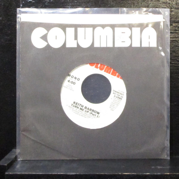 Keith Barrow - Turn Me Up (Part 1) 7" Mint- Promo Vinyl 45 Columbia 3-10901 USA - Shuga Records