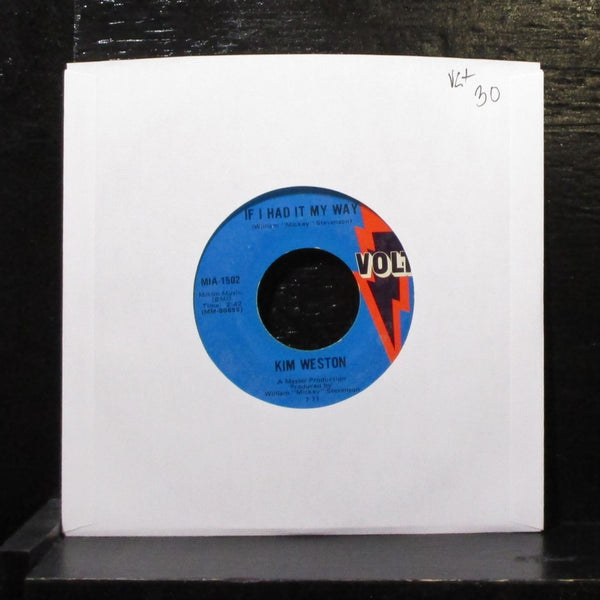 Kim Weston - If I Had It My Way / Gonna Be Alright 7" VG+ Vinyl 45 Volt MIA-1502 - Shuga Records