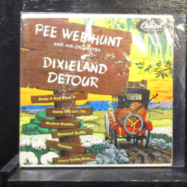 Pee Wee Hunt - Dixieland Detour 2 x 7" VG+ Vinyl 45 Capitol EBF-312 USA - Shuga Records