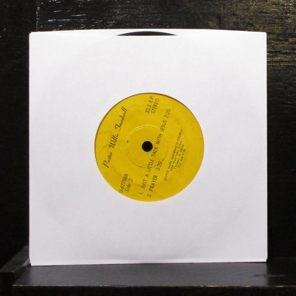 Pastor Willie Treadwell - It's Gonna' Rain EP 7" VG Vinyl 33 U-67796 - Shuga Records