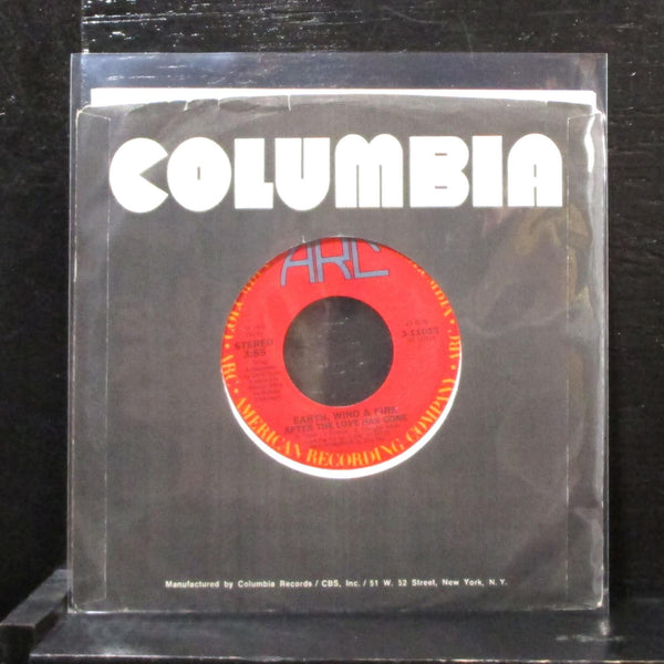 Earth, Wind & Fire - After The Love Has Gone 7" VG+ Vinyl 45 Columbia 3-11033 - Shuga Records