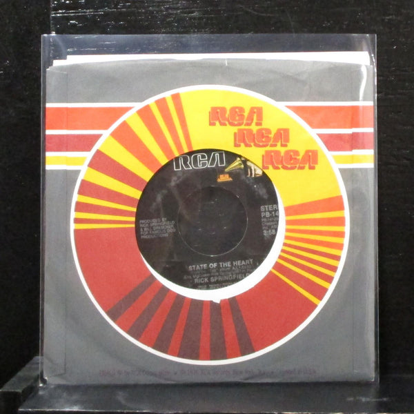 Rick Springfield - State Of The Heart 7" Mint- Vinyl 45 RCA PB-14120 USA 1985 - Shuga Records