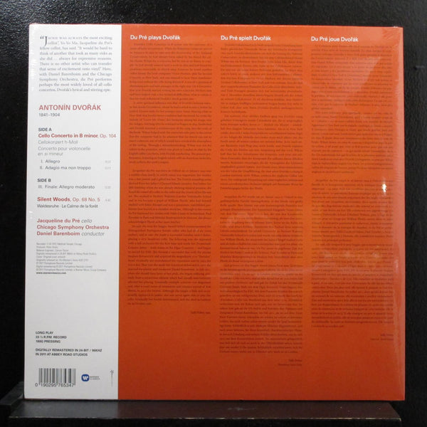 Jacqueline Du Pre, Barenboim - Dvorak In Bm LP New Sealed 190295765347 180g - Shuga Records