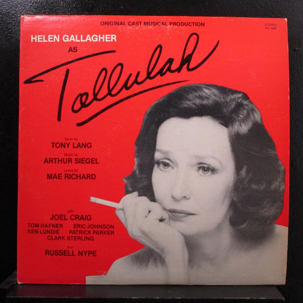 Helen Gallager - Tallulah LP VG+ PS 1348 Stereo 1984 USA Vinyl Record - Shuga Records
