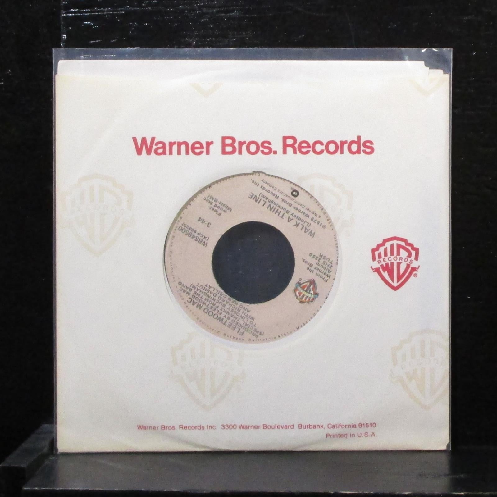 Fleetwood Mac - Sisters Of The Moon / Walk A Thin Line 7" VG+ Vinyl 45 WBS49500 - Shuga Records