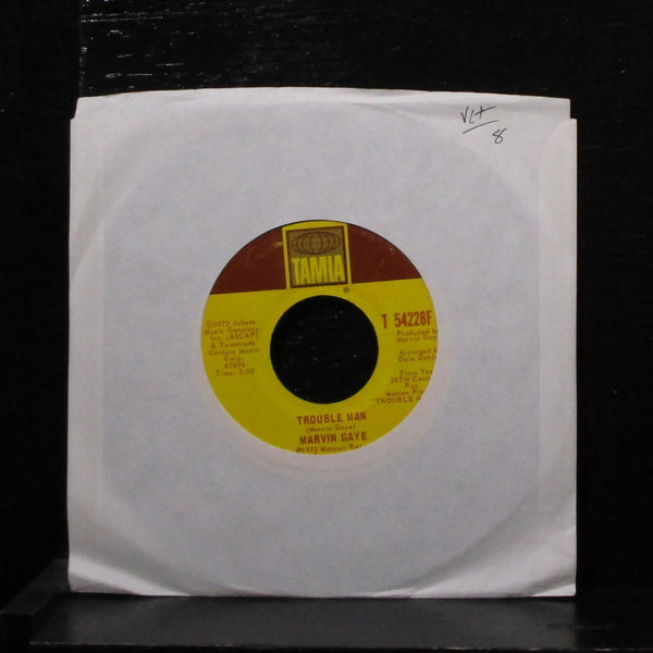 Marvin Gaye - Trouble Man / Don't Mess With Mister "T" 7" VG+ Vinyl 45 T 54228F - Shuga Records