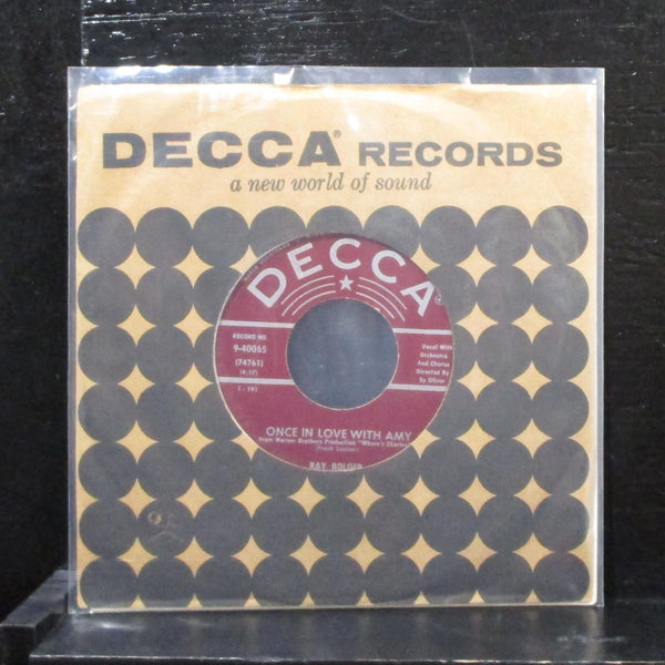 Ray Bolger - Once In Love With Amy 7" Mint- Vinyl 45 Decca 9-40065 USA - Shuga Records