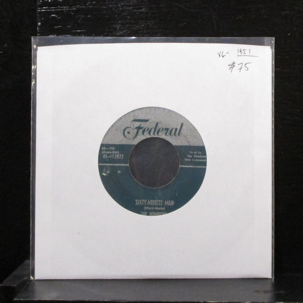 The Dominoes - Sixty Minute Man 7" VG- Vinyl 45 Federal 45-12022 USA 1951 - Shuga Records