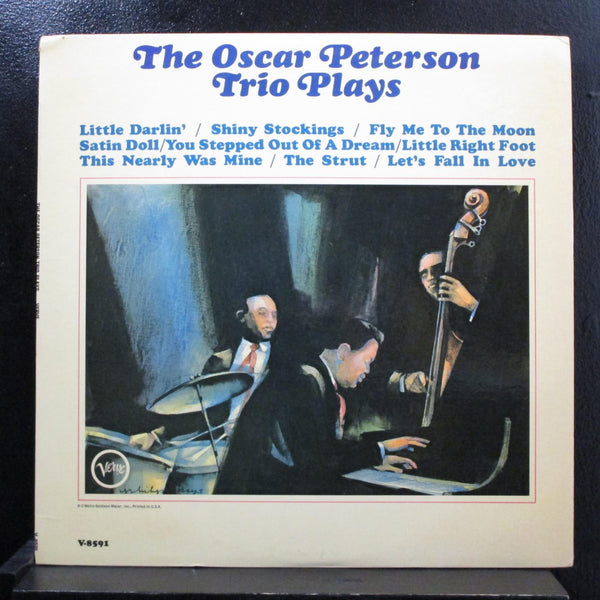 The Oscar Peterson Trio - Oscar Peterson Trio LP VG+ V-8591 Mono Vinyl Record - Shuga Records