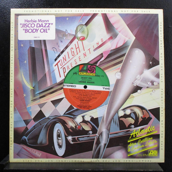 Herbie Mann - Jisco Dazz / Body Oil 12" Mint- DSKO 172 Promo 1978 Vinyl Record - Shuga Records